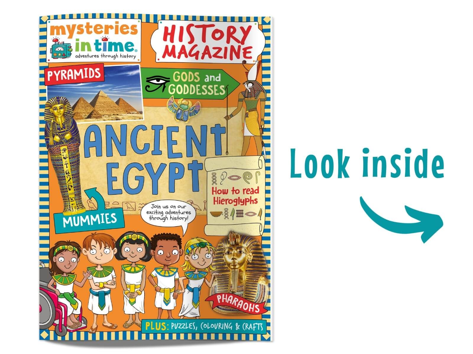 Ancient Egypt history magazine cover